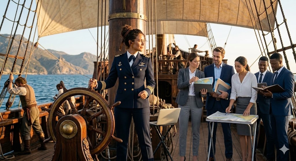 The Captain course visual